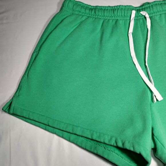 NIKE Vintage Retro Inspired Green Gym Athletic Shorts Athleisure Cozy Womens XXL - Picture 3 of 7